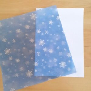 12x12 Vellum Snowflakes