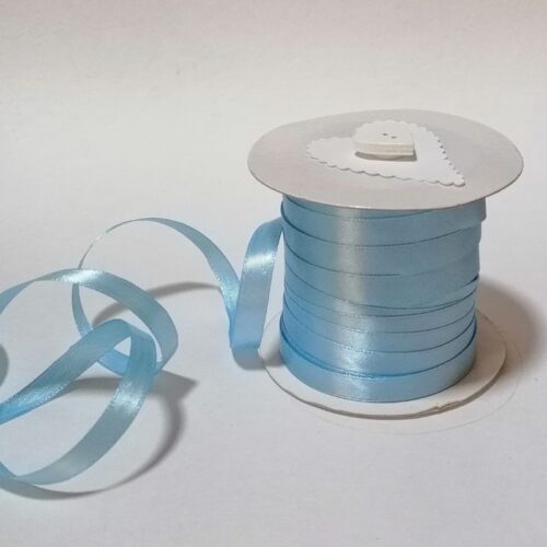 Light Blue Satin Ribbon 10mm