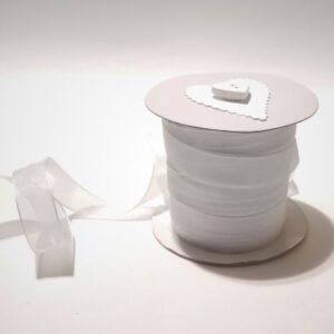 R127 Mint Light Green Organza Ribbon 15mm