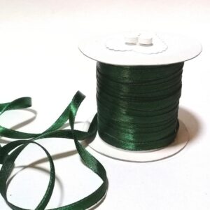 R146 Dark Green Satin Ribbon 6mm