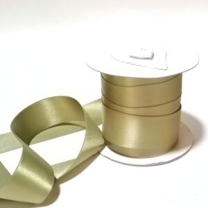 R148 Olive Green Satin Ribbon 25mm