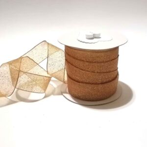 RBR4 Brown with Glitter 20mm