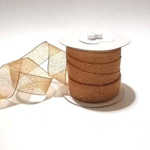 Brown with Glitter 20mm