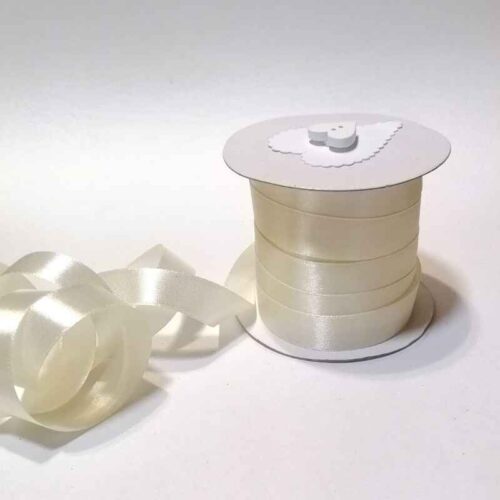 Cream Satin Ribbon 15mm