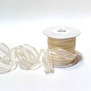 RC04 Cream Organza with Gold Edge 16mm