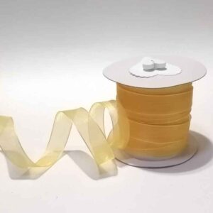 RC16 Old Gold Organza 15mm
