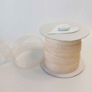 RIP6 Peach Light Organza 15mm