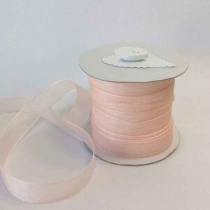 RIP7 Peach Pink Organza 15mm