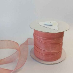 RIP9 Peach Dark Organza 15mm