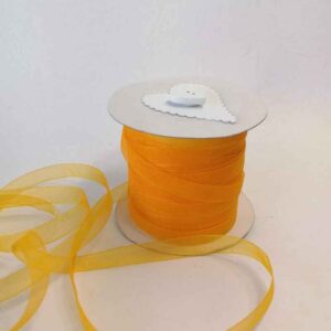 RM01 Yellow Mustard Organza 10mm
