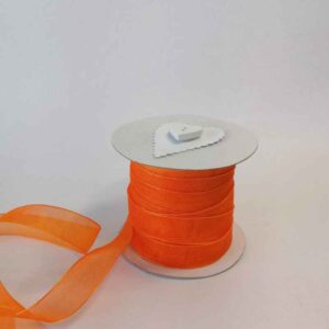RO12 Tangerine Organza 15mm