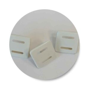 Brads Square White 2,5cm 3x