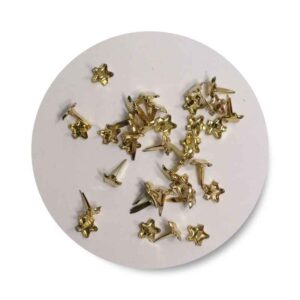 BRA47 Brads Gold Star 0,5mm 10x