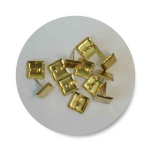 BRA58 Brads Gold Square 0,10mm 10x