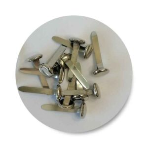 Brads Silver Round 0,8mm 10x