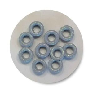 EY18 Eyelets Blue Glitter 0,8mm +-10