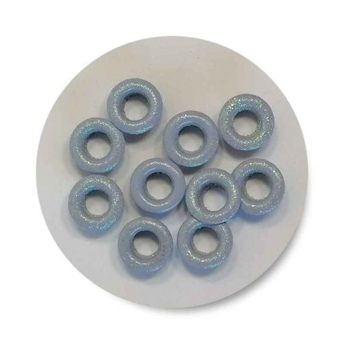 Eyelets Blue Glitter 0,8mm +-10