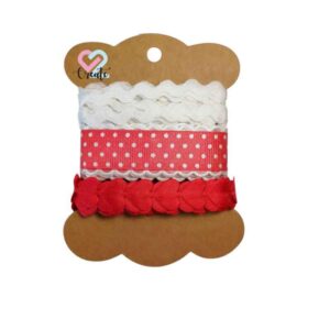 Ribbon Pack 3 Red +-1.5m each