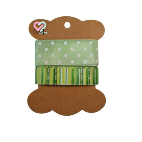 Ribbon Pack 2 Green +-1.5m each