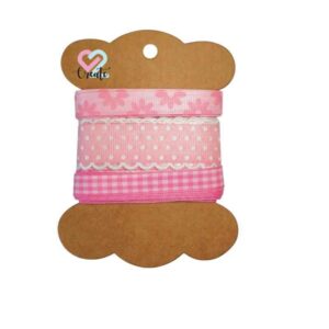 Ribbon Pack 3 Pink +-1.5m each