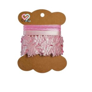 Ribbon Pack 3 Pink +-1.5m each