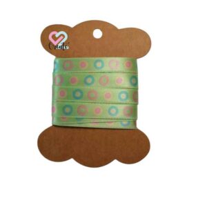 Scrapbook Ribbon Dotted Pastel 2m