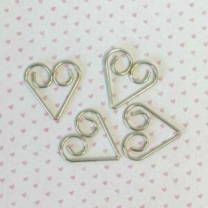 Paper Clip Hearts Pack of 4