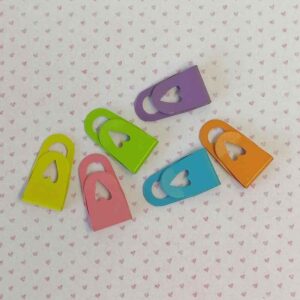 Paper Clip Hearts Mix Pack of 6