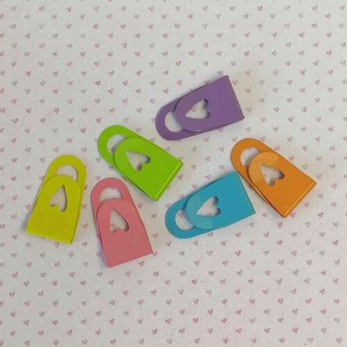 Paper Clip Hearts Mix Pack of 6