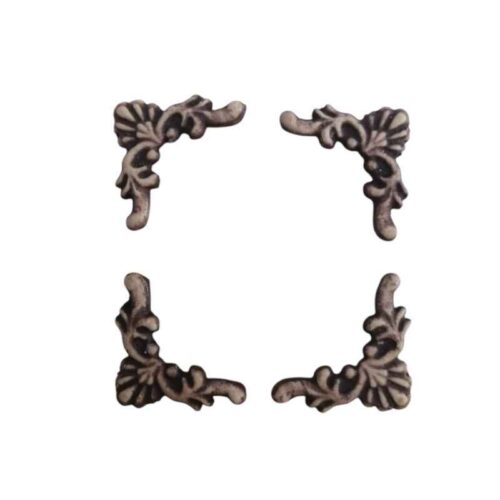 Corners Bronze 4x size 2,5cmx2,5cm