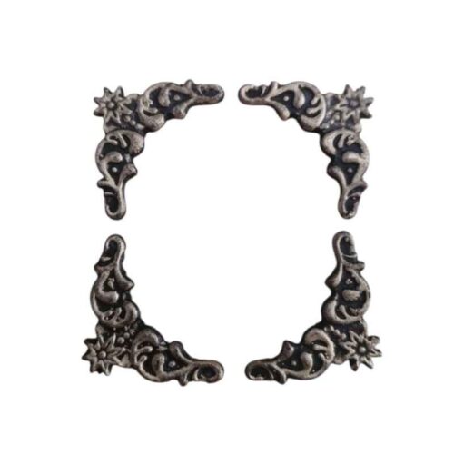 Corners Silver 4x Size 2,5cmx2,5cm