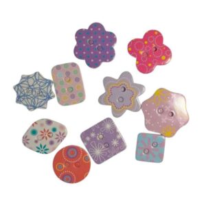 Embellishment Button Paper 10x