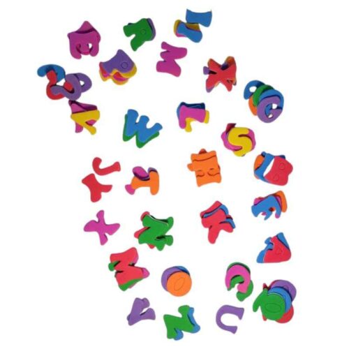 Foam Stickers Alphabet Mix Small