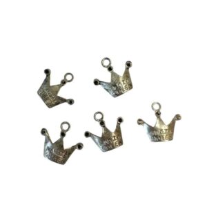 Metal Charms Crowns 5x