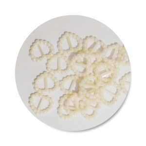 Cream Ribbon Slider Buckle