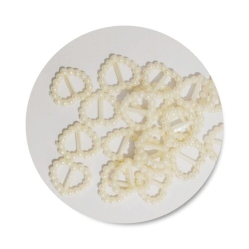 Cream Ribbon Slider Buckle
