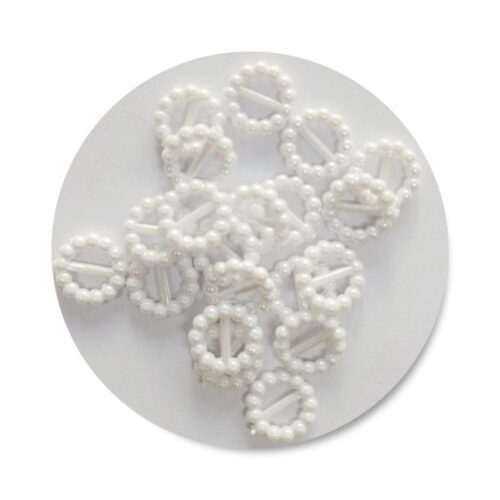 White Ribbon Slider Buckle